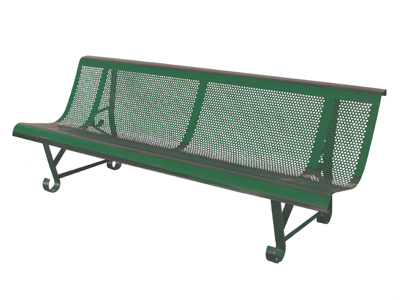 BANC DECORATIF 2 PIEDS 200 CM